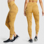 Gymshark Adapt Camo retuusid, kollane, M