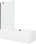 Vann Mexen Cube koos viimistluse ja klaasist seinaga, 170x80 cm + 100 cm