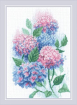 Ristpistekomplekt Graceful Hydrangeas 21x30 RIOL2139