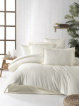 Voodipesukomplekt Stripe Cream 140x200, 2-osaline