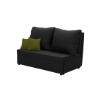 Diivanvoodi Belleza Tom, must/roheline