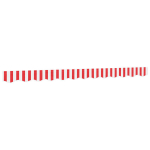 vidaXL Markiis Valance Red and White Stripes 3 m