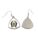 Bearded Collie - k&otilde;rvar&otilde;ngad pildi ja geomeetrilise koeraga Art-Dog, XS