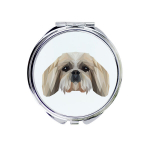 Shih Tzu - peegel pildiga ja geomeetrilise m&auml;rgiga br&auml;ndilt Art-Dog, XS