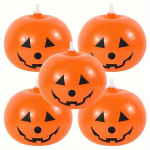 Halloweeni k&otilde;rvits &otilde;hupallid, 10 tk, oranžid