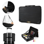 2in1 reisi- ja kosmeetikakohver LIVMAN H-47 mitme tasku ja vaheseinaga ning mitmek&uuml;lgsete kandev&otilde;imalustega, 40x28x14,5cm (kosmeetika ei kuulu komplekti)