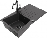 Graniidist k&ouml;&ouml;givalamu Mexen Cesar segisti ja sifooniga, Black granite/Black