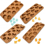 Zoompil Silikoonist Halloween vormid, 4 tk, pruun