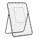 HOMCOM jalgpalli tagasil&ouml;&ouml;giv&auml;rav, kokkupandav jalgpalliv&auml;rav, tagasil&ouml;&ouml;gisein 4 reguleeritava astmega, 123 x 73 x 178,5 cm, must