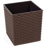 Lillepott Juka rotangist 250x250mm, tumepruun