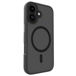 Evelatus Premium Apple iPhone 16 h&uuml;briidne tagakaas koos Magsafe ja kaamerakaitsega must