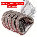 Lihvlint, 50 tk, 80Grit-50PCS