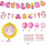 ANYUNKEY &Uuml;kssarviku &otilde;hupallide komplekt roosa 46 tk