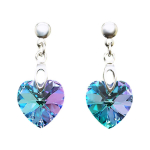 Naiste k&otilde;rvar&otilde;ngad Diamond Sky &bdquo;Romantic Heart II (Vitrail Light)&ldquo; koos Swarovski kristallidega DS03A156