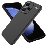 &bdquo;Shell&ldquo; K&otilde;va silikoon (TPU) kaaned - must (Redmi Note 13 Pro+ 5G)