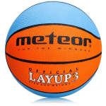 Korvpalli pall METEOR LAYUP, 3 suurus, sinine/oranž