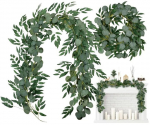 Ronivad luuderohulehed vaniku jaoks, oksad, 6 tk, eukal&uuml;pti kaunistus