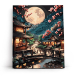 Numbrite j&auml;rgi maalimine raamil Varvikas - MG2487e Idamaine org 40x50 cm