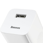 Baseus seinalaadija QC 3.0 1x USB 3A valge