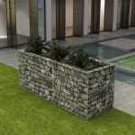 Gabioon lillepott, teras, 270x90x100 cm