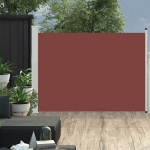 vidaXL lahtit&otilde;mmatav terrassi k&uuml;lgsein, 120 x 500 cm, pruun
