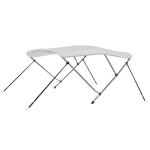 vidaXL 3 kaarega kaatri varikatus, valge 183 x 140 x 140 cm
