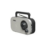 Kandekas raadio - Denver - Analoog FM - Valge v&auml;rv - Digitaalne raadio - Audio Hi-Fi