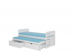 Lastevoodi ADRK Furniture Tomi 200x90, valge
