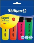 Pelikan tekstimarker, Signal, 4 tk, assortii