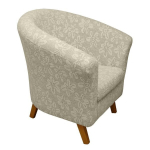 Tugitool Ilona, kaetud kangaga, jalad p&ouml;&ouml;k