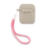 Arva GUACA2LSVSGP AirPods katte halli roosa/halli roosa Silikoon Kogumine