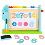 Hariv kahepoolne tahvel 18 magnetilise elemendiga, Tooky Toy
