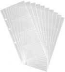 Lisalehed visiitkaardimapile Durable Visifix, l&auml;bipaistev 57x99mm 10tk