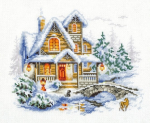 Tikkimiskomplekt Magic Needle "Winter Cottage" 110-042
