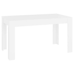 vidaXL s&ouml;&ouml;gilaud, valge 140 x 74,5 x 76 cm, puitlaastplaat