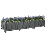 vidaXL taimekast 120 x 40 x 23 cm, pol&uuml;prop&uuml;leen