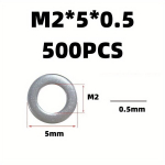 Roostevabast Terasest Seibide Komplekt,  M2*5*0,3 (500 vnt.)