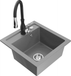 Graniidist k&ouml;&ouml;givalamu Mexen Vito koos segisti ja sifooniga, Grey+Black