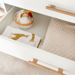 M&auml;hkimislauaga kummut, mudel ILA, 90 x 92,2 x 55 cm, valge