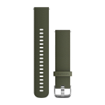 Garmin vivomove HR pulsikella rihm Replacement Band, Dark Brown Leather L