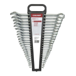 GEDORE punane Ratchet Spanner Set metric 24-osaline