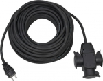 Brennenstuhl pikendusjuhe 25 m IP44 H07RN-F3G1,5, must