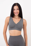 &Otilde;mblusteta push-up efektiga topp TOP SHAPE Giulia, v&auml;rv poppy seed, S / M