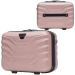 Wings Peafowl Reisikohver Kosmeetikakotiga 14" Rose Gold