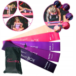 5 kummipaelte komplekt fitness treeninguteks mini band lindid