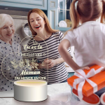 S&uuml;dame kujuline LED &ouml;&ouml;lamp kingitus emale Kirjeldus prantsuse keeles