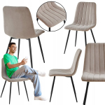 Moodne tool k&ouml;&ouml;k s&ouml;&ouml;gituba elutuba polsterdatud Nova Kt112 taupe