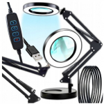 Led lamp luup Kosmeetiline suurendusklaas Laua joonestuslamp