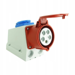 Seinakontakt Combo 5-kontaktiline Cee 16a Ip44 Schuko 230v