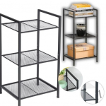 Songmics k&ouml;&ouml;gi vannitoa lille riiul 3 tasandi reguleeritav riiul organizer